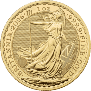 Britannia 2026 1 troy ounce gold coin