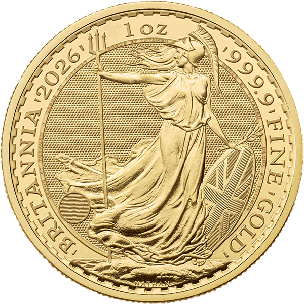 1 უნცია ოქროს მონეტა | Britannia 2026