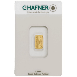 C. Hafner 1 gram gold bar
