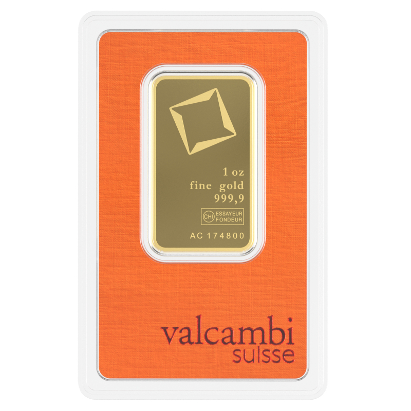 1 უნცია ოქროს ზოდი | Valcambi