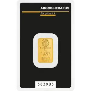 5გ ოქროს ზოდი | Argor-Heraeus