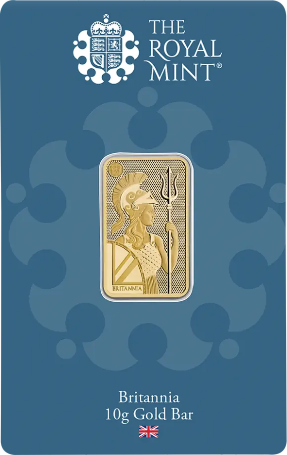 10g Britannia Gold Bar | Royal Mint