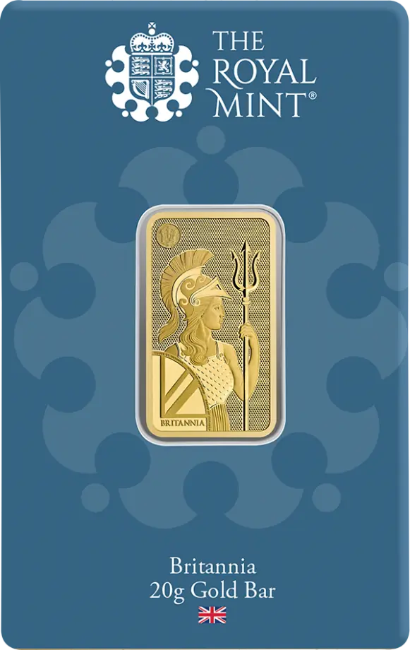 20g Britannia Gold Bar | Royal Mint
