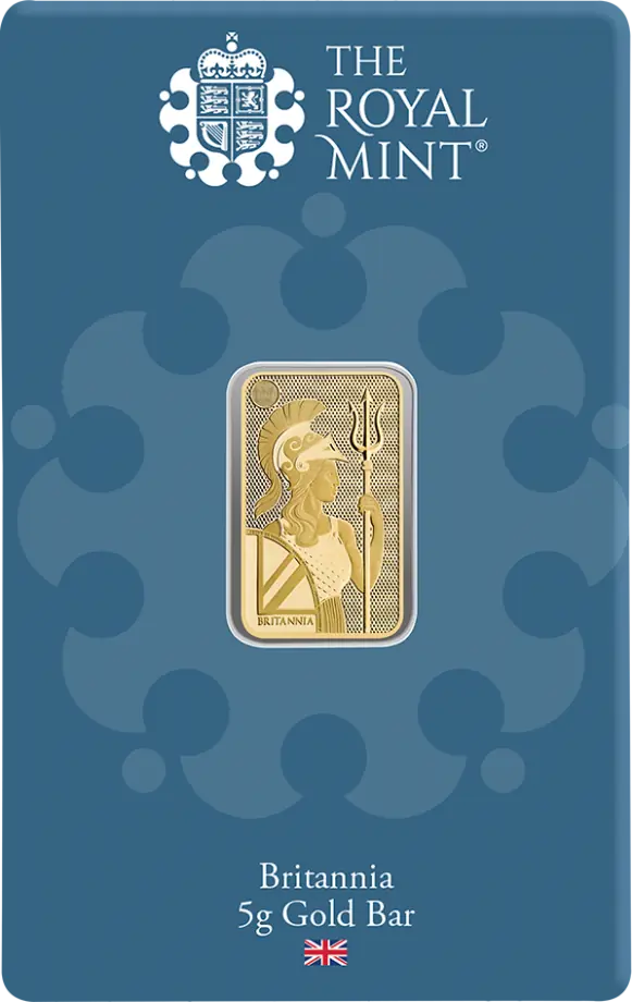 5g Gold Bar Britannia