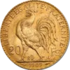 20 French Francs Marianne Rooster Gold Coin | 1899-1914